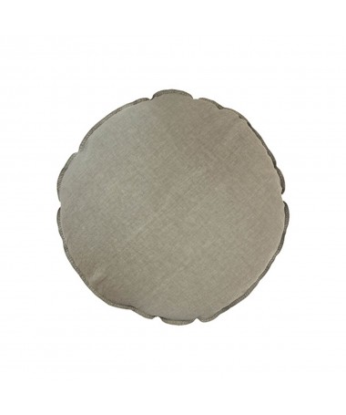 Coussin rond Salsa Ø63 - Bed and Philosophy - Saw palmetto