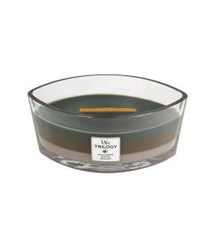 Bougie parfumée Trilogy Ellipse - WoodWick - Chalet cosy
