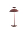 Lampe de table Mini Geen-A Battery version - Rouge brique - Kartell