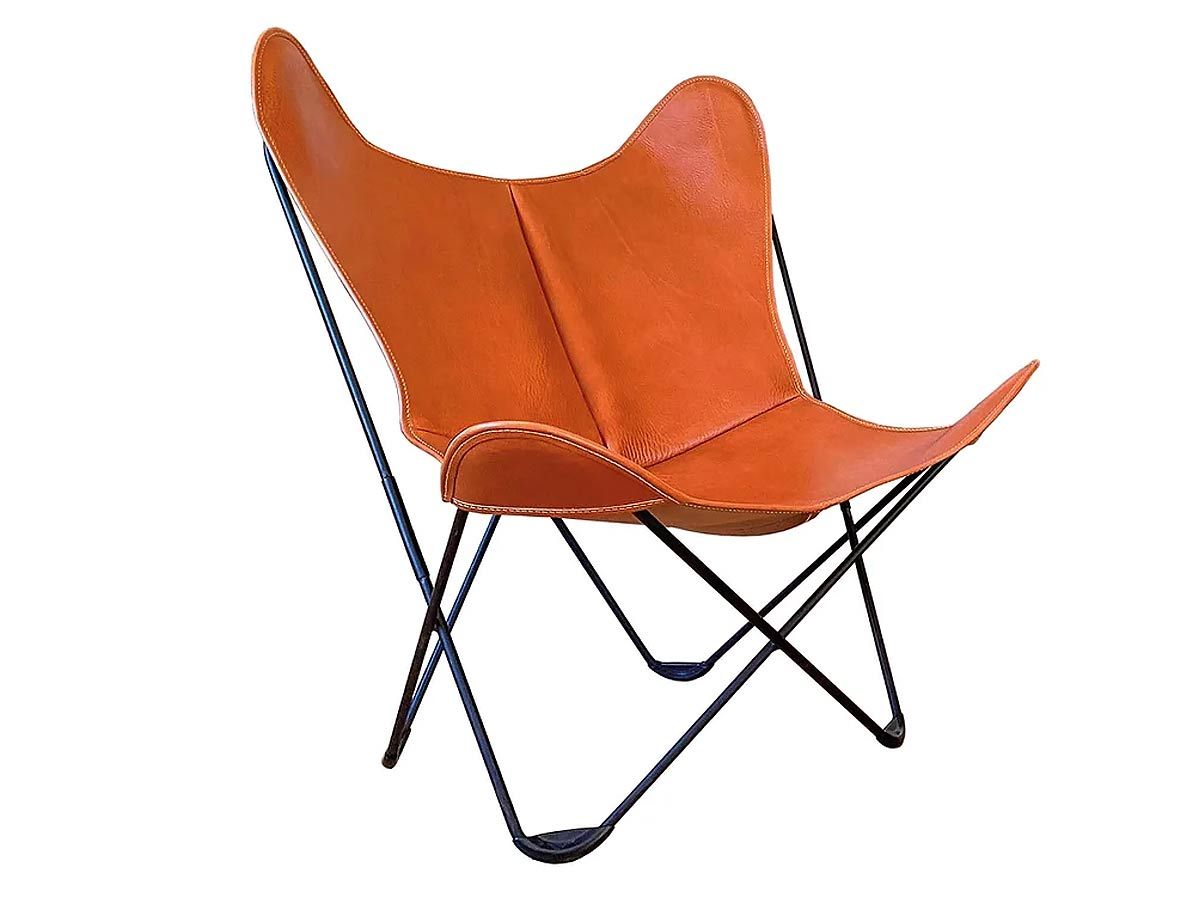 Fauteuil AA Buffalo - Fauve - Cuir grainé - Airborne Fauteuil AA Buffalo - Fauve - Cuir grainé - Airborne