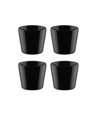 Tasses espresso Tonale - Alessi - noir