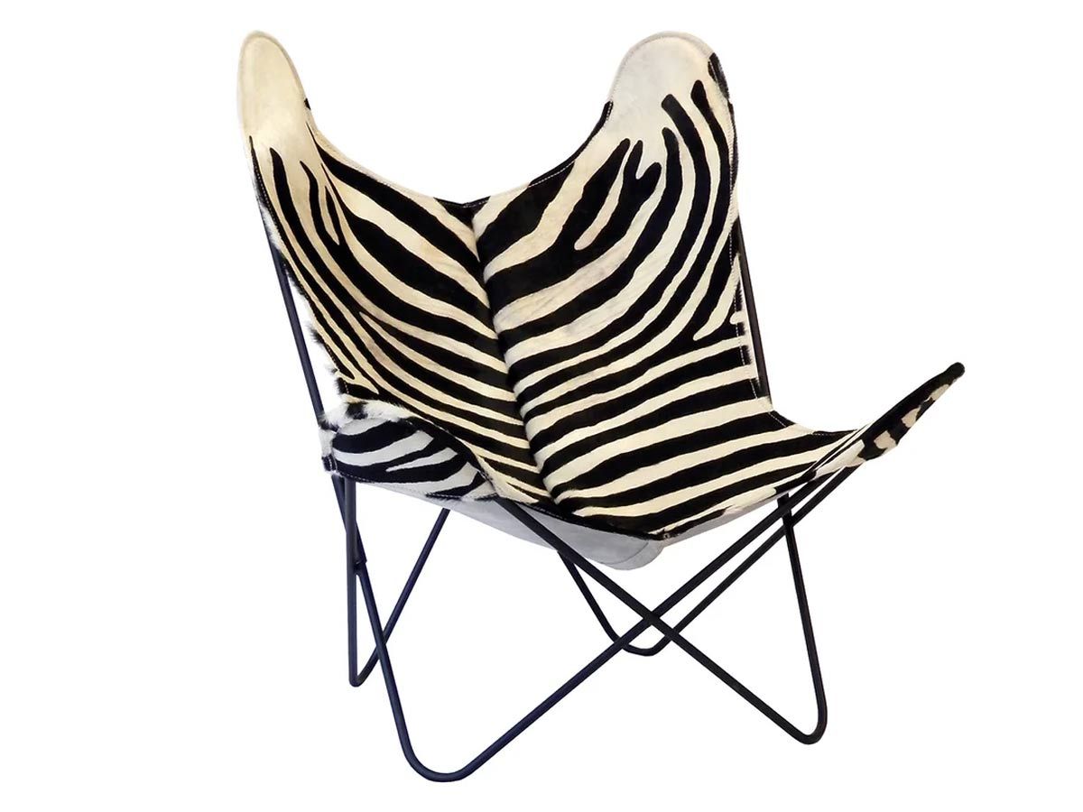 Fauteuil AA Peau de vache Zébrée- Airborne Fauteuil AA Peau de vache Zébrée- Airborne