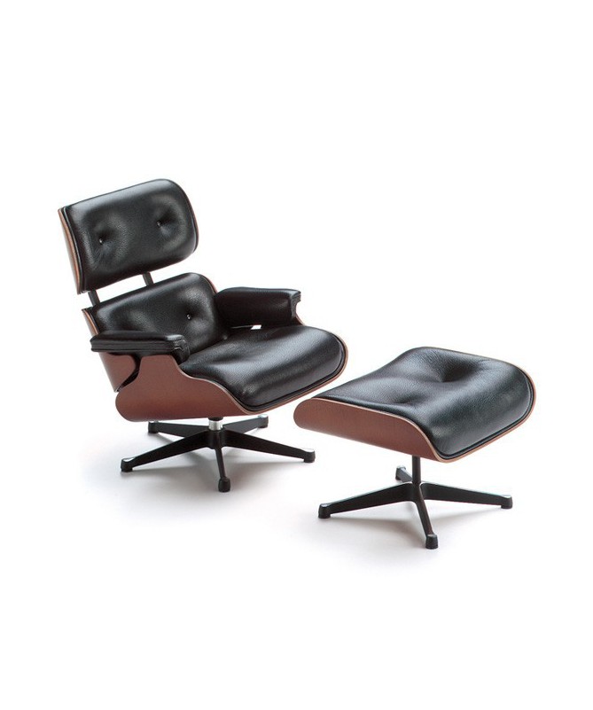 Boutique déco intérieure Miniature Lounge Chair & Ottoman - Vitra Charles & Ray Eames