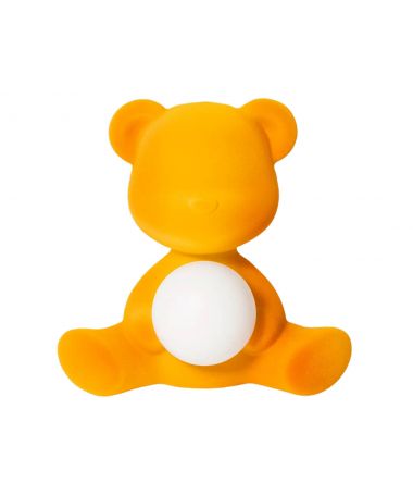 Teddy Girl lampe rechargeable / finition velours - Qeeboo