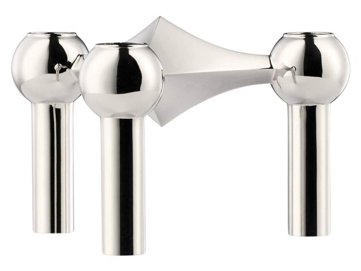 Bougeoir chrome - Stoff Nagel Bougeoir chrome - Stoff Nagel
