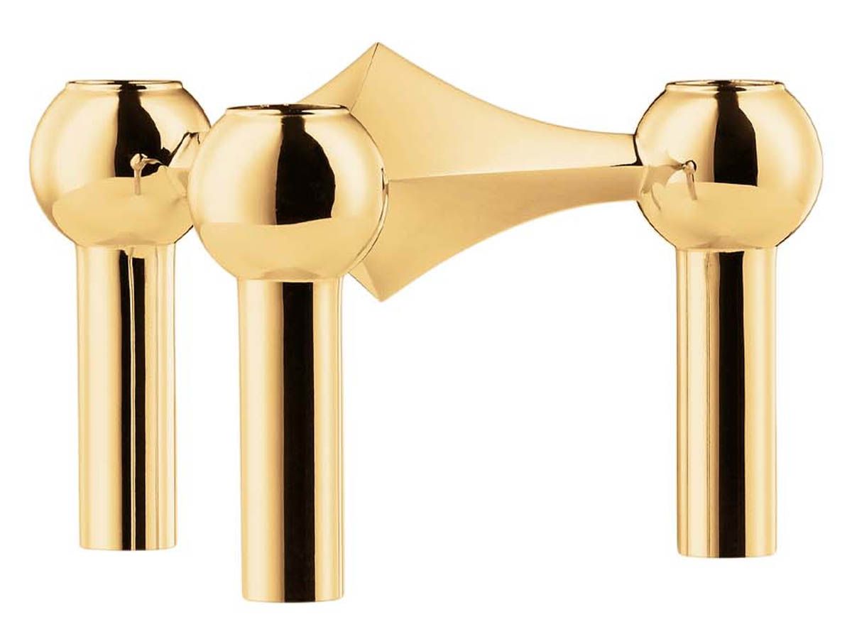 Bougeoir laiton brillant - Stoff Nagel Bougeoir laiton brillant - Stoff Nagel