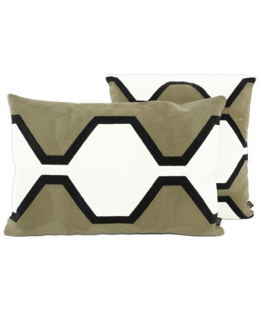 Housse de coussin Nassau Kaki - Haomy