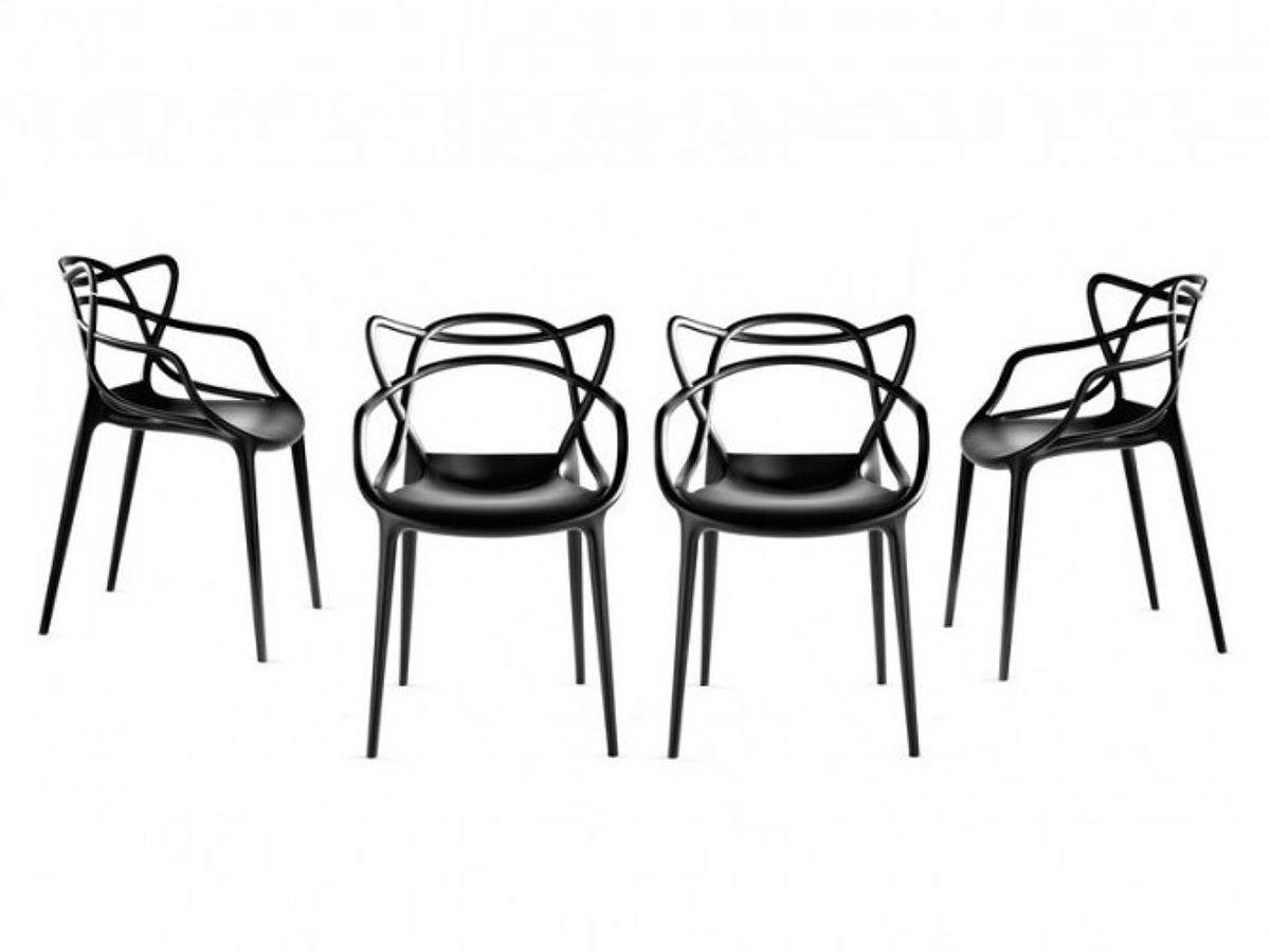 Lot de 4 Chaises Masters - Kartell