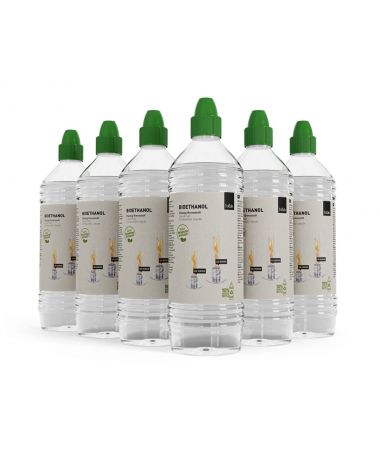 Bioéthanol (Paquet de six) Liquide combustible