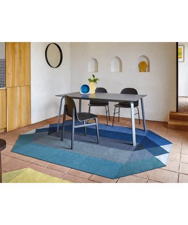Tapis d'extérieur Diamond - GAN - Bleu