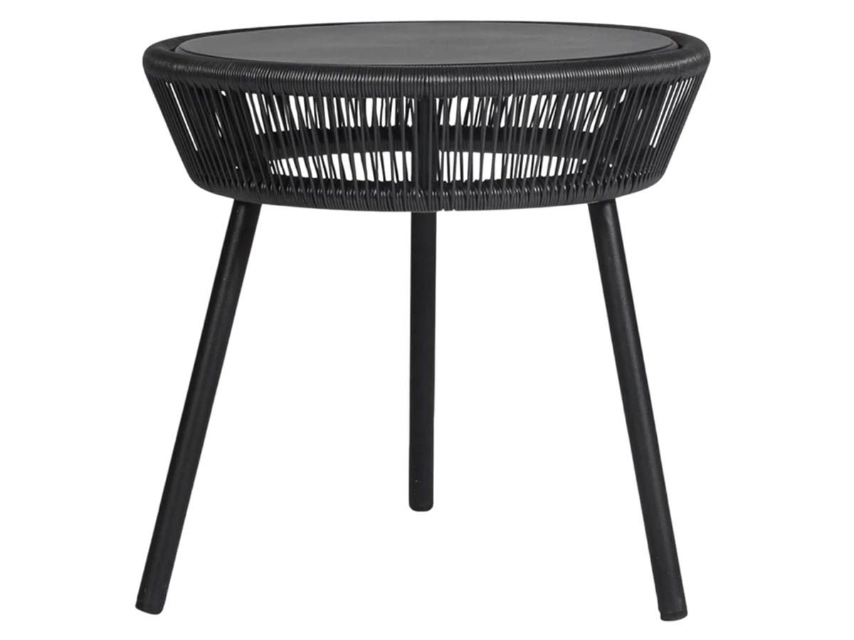 Table d'appoint outdoor LOOP - Vincent Sheppard - Noir Table d'appoint outdoor LOOP - Vincent Sheppard - Noir