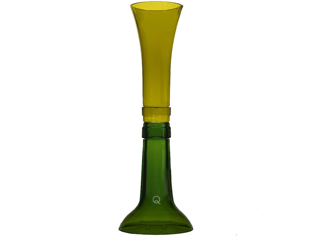 Chandelier M feuille morte / Vert - Q de Bouteilles