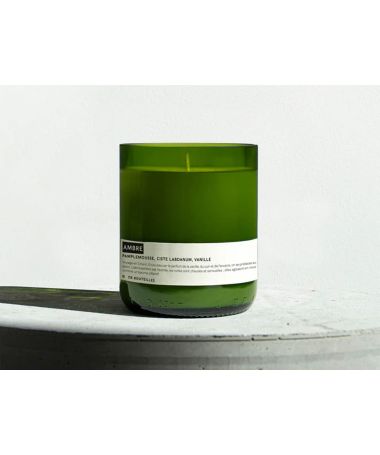 Bougie parfumée - Q de Bouteilles - Ambre 200 grammes
