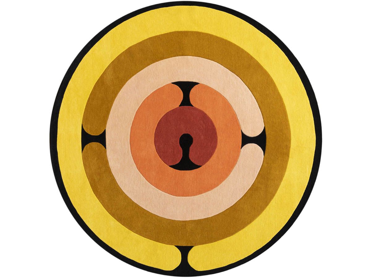 Tapis Minotor Rond Diacasan Ambre