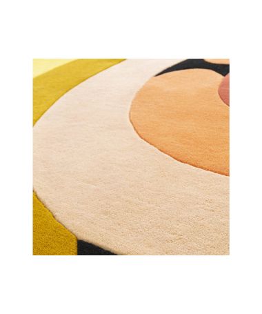 Tapis Minotor Rond Diacasan Ambre