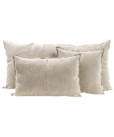 Housse de coussin Chennai NATUREL - Haomy