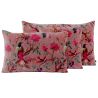 Coussin Birdy velours Bois de rose
