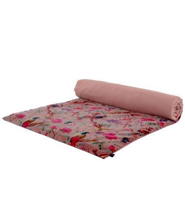 Édredon Birdy velours Bois de rose