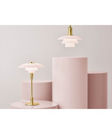 Lampe de table PH 3/2 Rose-Laiton