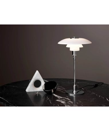 Lampe de table PH 2/1 - Louis Poulsen - Chrome