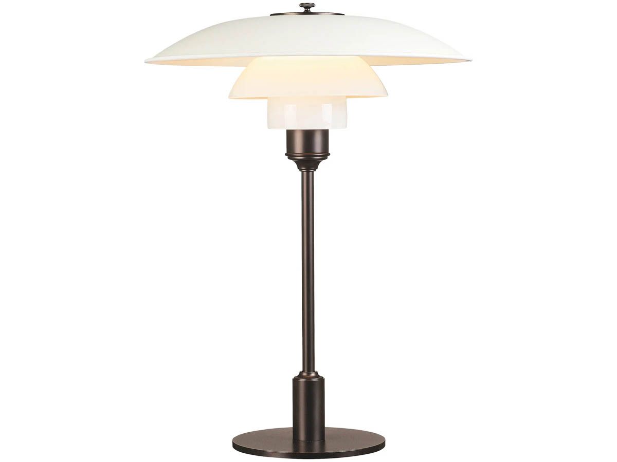 Lampe de table PH 3½-2½ Métal - Louis Poulsen - Blanc