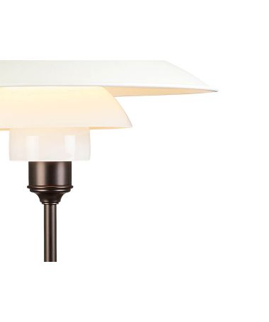 Lampe de table PH 3½-2½ Métal - Louis Poulsen - Blanc
