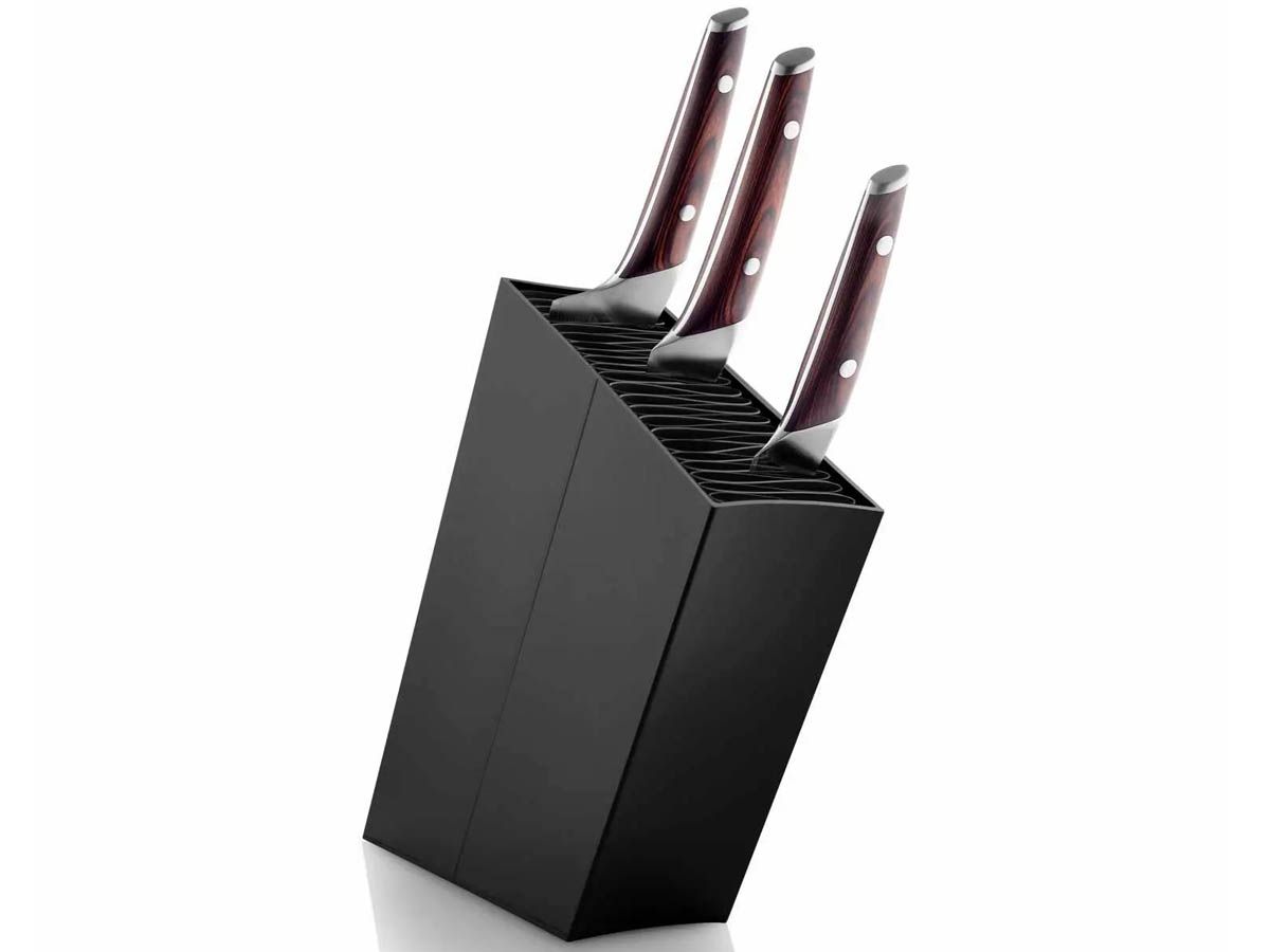 Bloc à couteaux incliné Noir - Eva Solo