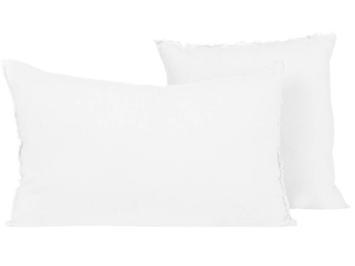 Housse de coussin Limy - Haomy - Blanc
