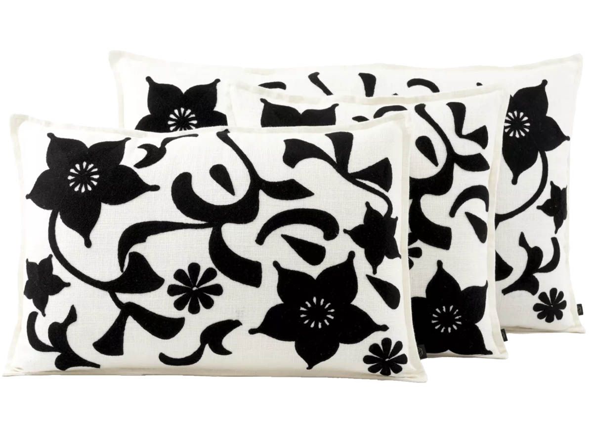 Housse de coussin Chiara - Haomy - Noir