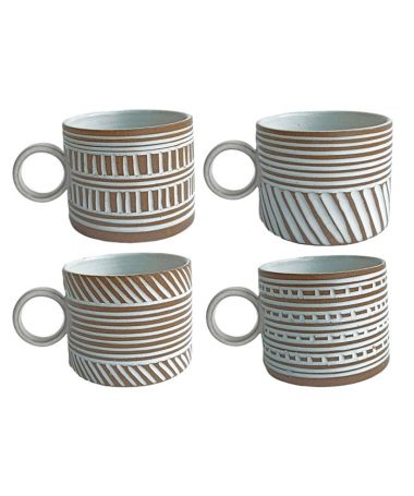 Coffret 4 tasses Jasmin - CFOC