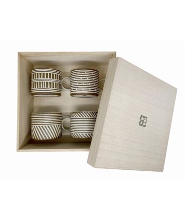 Coffret 4 tasses Jasmin - CFOC