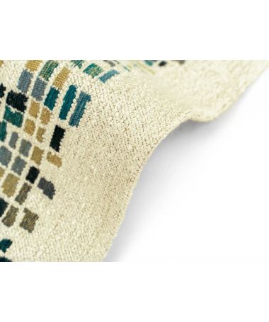 Tapis Cubik turquoise - Louis de Poortere