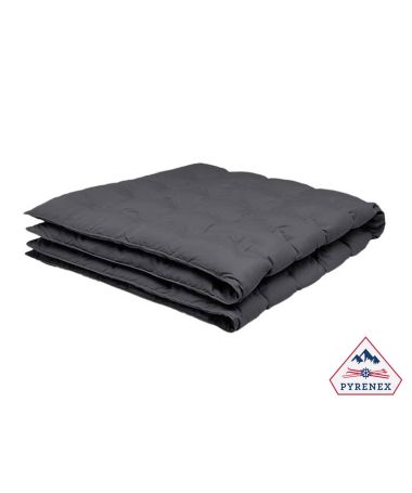 Plaid Pyrenex "Caresse" 200g/m² - Carbone