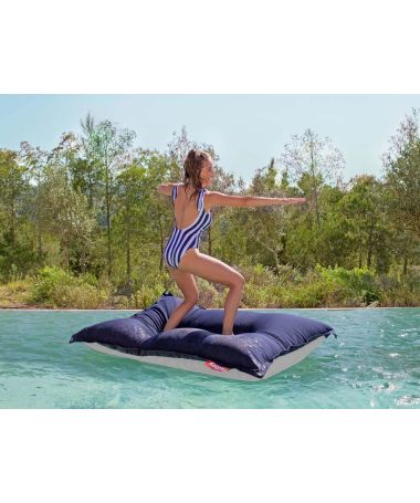 Original Floatzac pouf flottant piscine - Marine