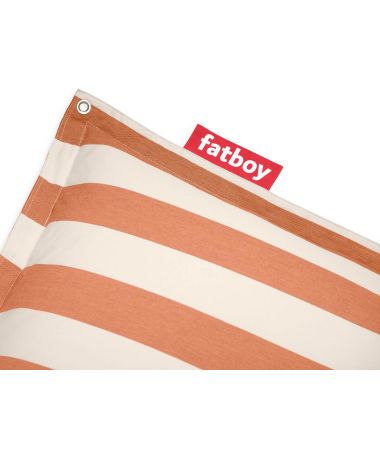 Original Floatzac pouf flottant piscine - Stripe orange