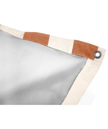 Original Floatzac pouf flottant piscine - Stripe orange