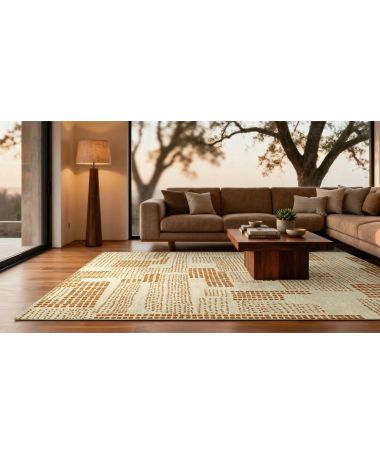 Tapis Zen Garden - Louis de Poortere - Dryed banana