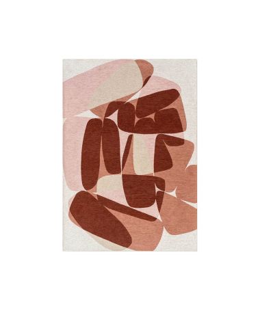 Tapis Stones Cherry Mocha 2088 - Louis de Poortere