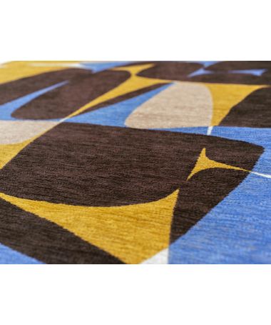 Tapis Stones Sunny Blue 2085 - Louis de Poortere