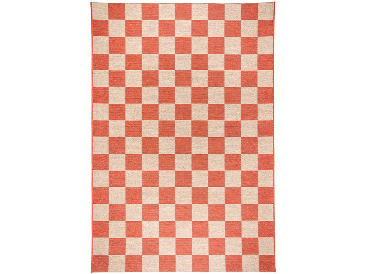 Tapis d'extérieur Square terracotta - Idaho