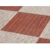 Tapis d'extérieur Square terracotta - Idaho