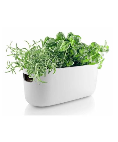 Cache-pot céramique auto-arrosant blanc - Eva Solo