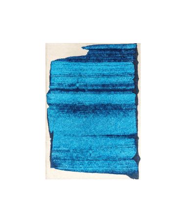 Tapis d'extérieur Brush Bleu - Louis de Poortere