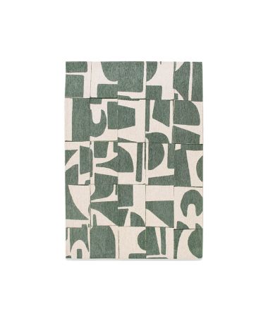 Tapis d'extérieur Papercut eucalyptus - Louis de Poortere