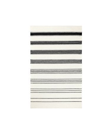 Tapis d'intérieur Nazaré crème-noir - Saudade
