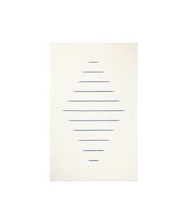 Tapis d'intérieur Sintra crème-bleu - Saudade