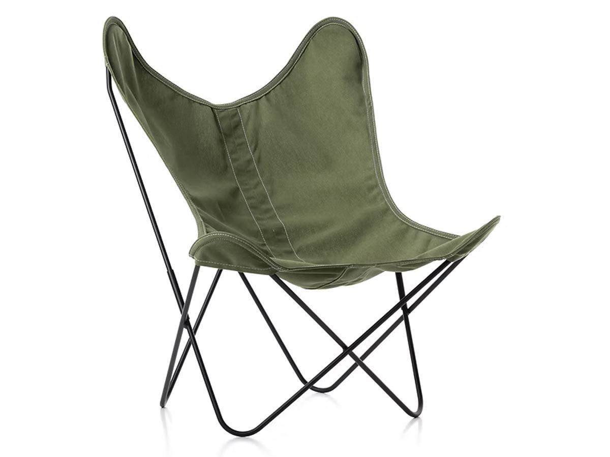 Fauteuil AA  olive - Structure acier