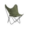 Fauteuil AA  olive - Structure acier